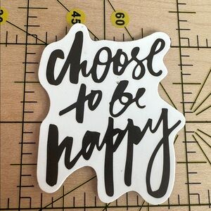 💜13/$13 +Bundle Sticker Sale | Choose Happy Waterproof Sticker